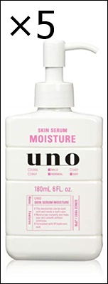 uno（ヘアケア） ウーノ スキンセラムモイスチャー 180mL×5 男性用化粧品美容液の商品画像
