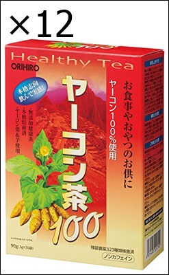 ORIHIRO オリヒロ ヤーコン茶100 30袋 × 12個 健康茶の商品画像
