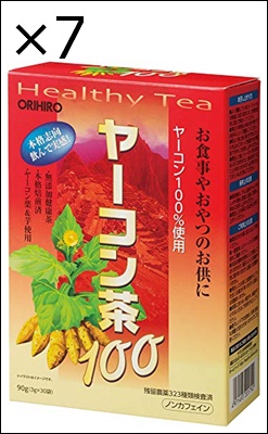 ORIHIRO オリヒロ ヤーコン茶100 30袋 × 7個 健康茶の商品画像