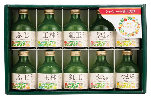 シャイニー 林檎倶楽部 180ml SY-B 10本入 ギフト×1の商品画像