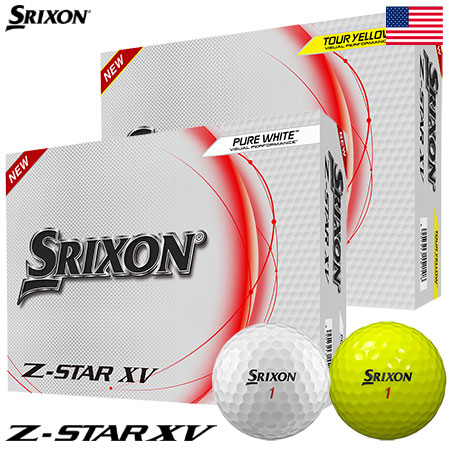 DUNLOP スリクソンZ-STAR XV 2023 USモデル 1ダース SRIXON Z-STAR ゴルフボールの商品画像