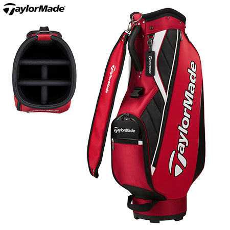 TaylorMade トゥルーライト キャディバッグ TJ105 N94734（RED/BLACK）