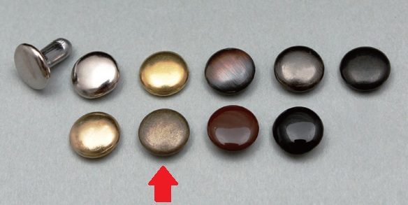  craft фирма двусторонний клепание маленький ( средний пара ) Φ6× пара 6mm 10ko входить античный клик post ( почтовая доставка ) возможно 