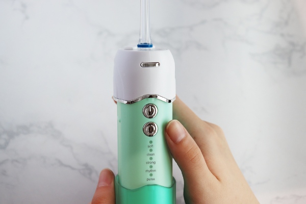 doli Tec полость рта мойка jet clean Poe ta blue green FS-101 GN dretec USB зарядка беспроводной перевозка портативный compact вода f Roth водонепроницаемый 