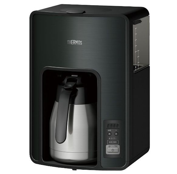 サーモス 真空断熱ポット コーヒーメーカー ECH-1001-BK（ブラック