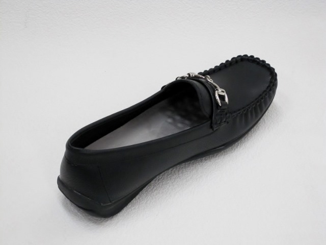 TUVARA driving shoes 21001 moccasin low repulsion La casual black 22.5cm~24.5cm(M/L display development )
