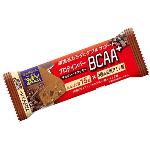 ブルボン WINGRAM プロテインバーBCAA＋ チョコレートクッキー 40g × 108個 WINGRAM その他プロテインの商品画像