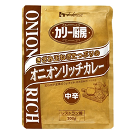 ハウス食品 ハウス食品 カリー厨房 オニオンリッチカレー 中辛 180g×30袋 カレー、レトルトカレーの商品画像