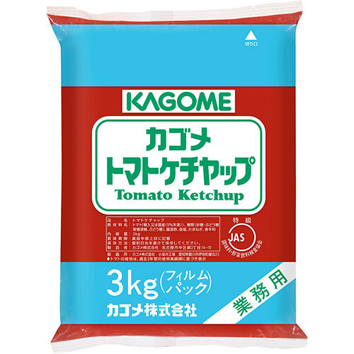 KAGOME カゴメ トマトケチャップ特級 フィルム 3kg×1個 ケチャップの商品画像