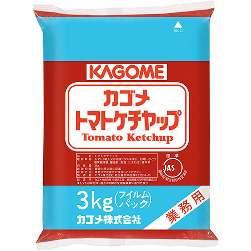 KAGOME カゴメ トマトケチャップ標準 フィルム 3kg×4個 ケチャップの商品画像