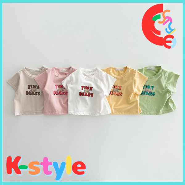  baby clothes T-shirt 60 70 80 90 short sleeves short sleeves T-shirt tops child clothes spring autumn summer man girl Korea clothes Junior Kids pretty stylish 
