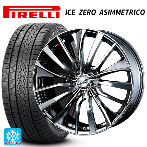 PIRELLI ICE ZERO ASIMMETRICO 225/60R18 100H タイヤホイールセット×4本セット ICE ASIMMETRICO 自動車　スタッドレス、冬タイヤの商品画像