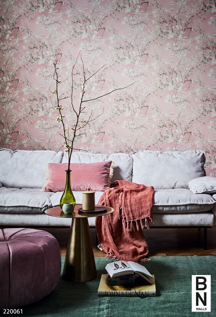 輸入壁紙 オランダ製 花柄 絵画 シック ゴッホ オリエンタル Bn International 53cm 10m ロール ビニール クロス Diy リフォーム 1ロール単位 Tebn カベコレ Yahoo 店 通販 Yahoo ショッピング