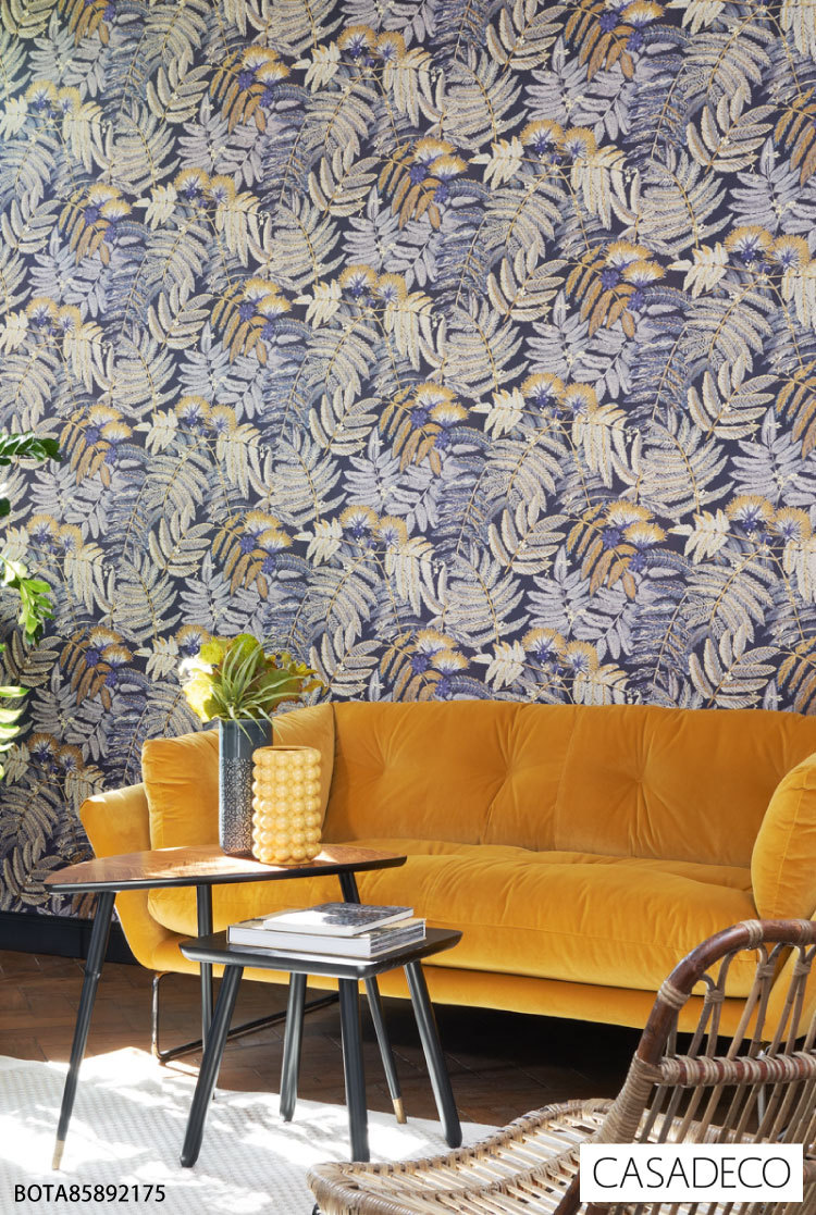 テシード壁紙 CASADECO ホワイト系 3本セット TECIDO 輸入壁紙 クロス テシード フランス製 植物 ねむの木