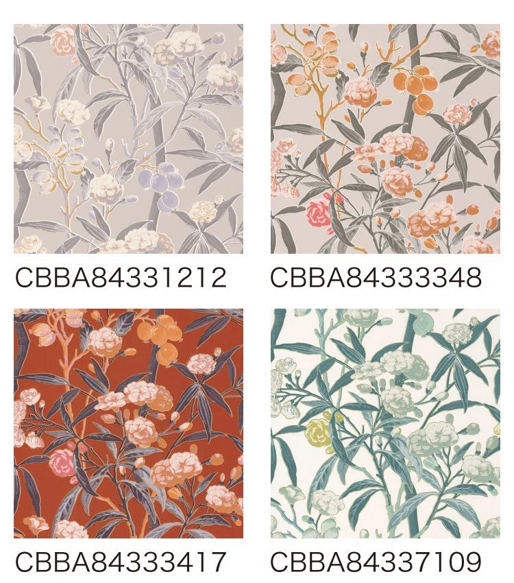 TECIDO 輸入壁紙 クロス テシード フランス製 葉 木 花 植物