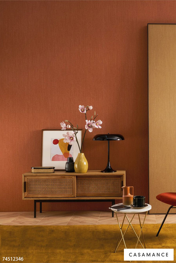 新着商品 輸入壁紙 フランス製 無地 モダン 和 アジアン Casamance 70cm 10m ロール ビニール クロス Diy リフォーム 1ロール単位 Jatc Aero