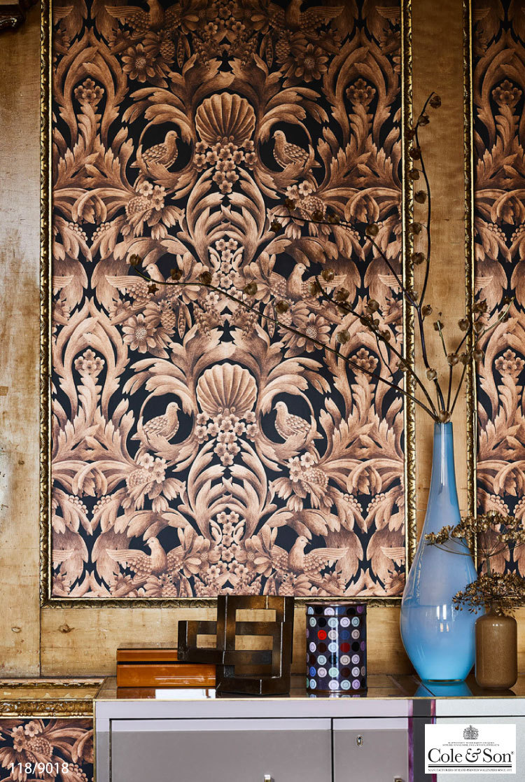 テシード壁紙COLE&SON selection 116/10038（ボルドー） テシード壁紙COLE&SON selection 116/10038（ボルドー） THE
