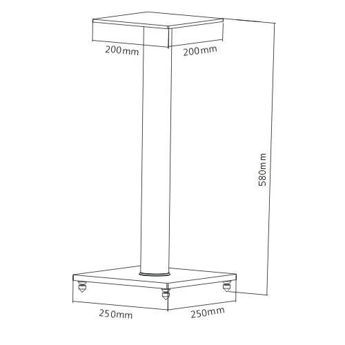  speaker stand SP setter stand BS200 2 pcs. set 