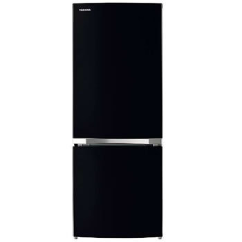 TOSHIBA ブラック冷蔵庫 GR-S15BS(K) 冷蔵庫 VEGETA（ベジータ）BSシリーズ セミマットブラック GR-S15BS-K