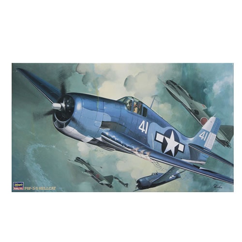 ハセガワ F6F-3/5 ヘルキャット（1/32スケール ST帯 ST7 088573） ミリタリー模型の商品画像