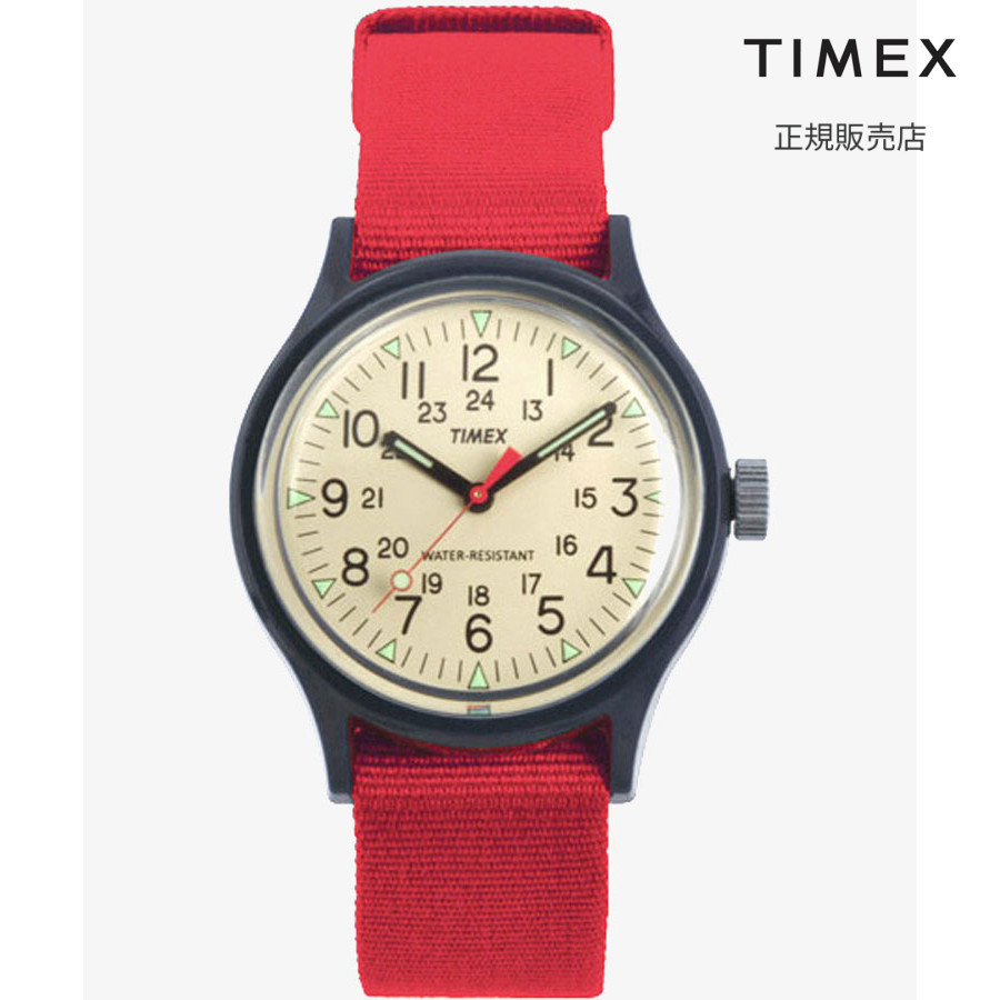 アイボリー/レッド