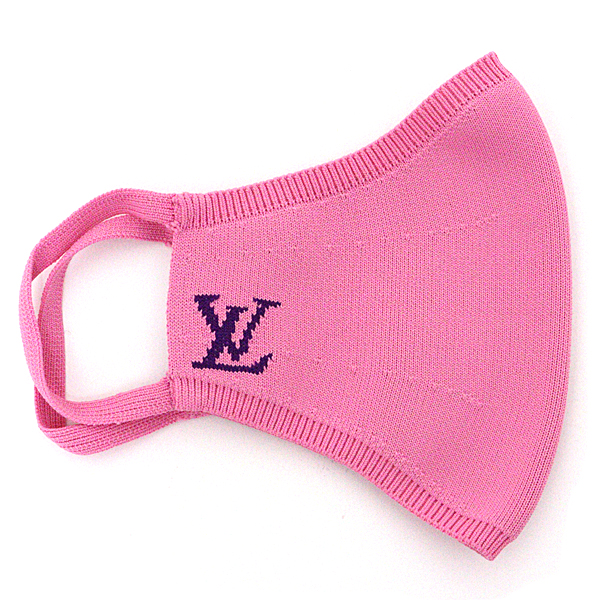LOUIS VUITTON Louis Vuitton mask * my yu mask cover nylon silk pouch MP3087 pink unused goods 