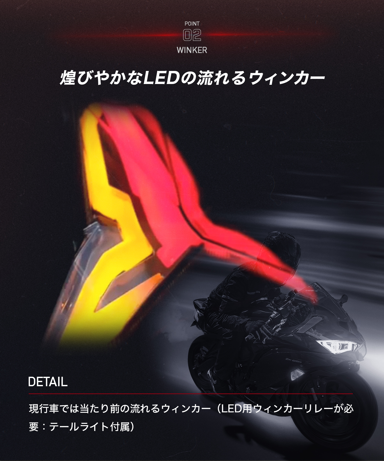 CyberLED( Cyber LED) задний фонарь custom полный LED tail задние фонари kawasaki ninja ZX25R