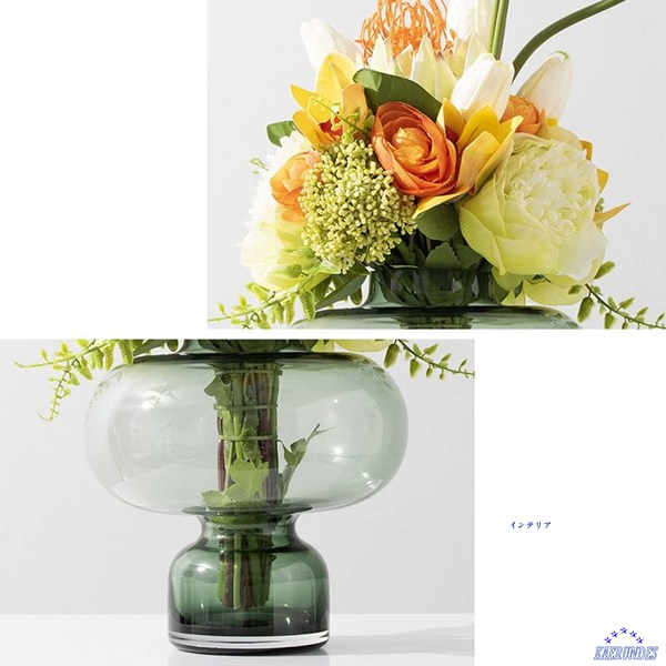  glass vase artificial flower. artificial flower bonsai house. plant. flower. saucepan office. equipment ornament. house. equipment ornament artificial flower 