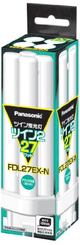  Panasonic twin fluorescent lamp 27 shape twin 2pa look color FDL27EXN