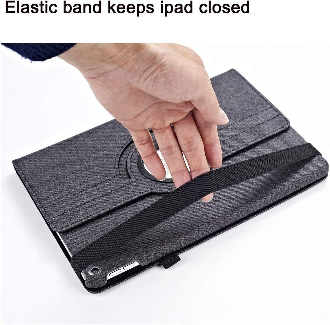iPad 10.2 дюймовый no. 9 поколение (2021 год ) no. 8 поколение (2020 год ) no. 7 поколение (2019 год ) соответствует 360 раз вращение подставка авто сон функция 3 -ступенчатый 
