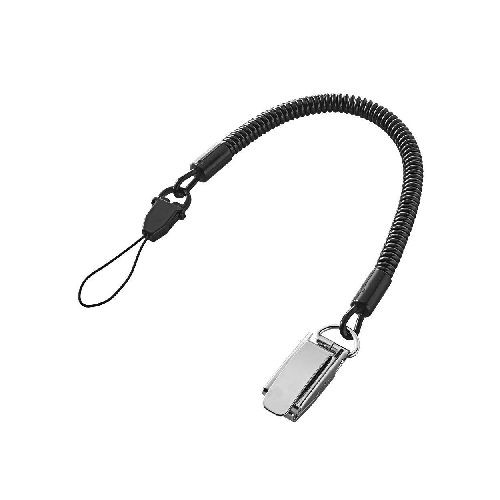 スマートフォン用クリップストラップ メタル 70cm P-STCM70BK （ブラック）の商品画像