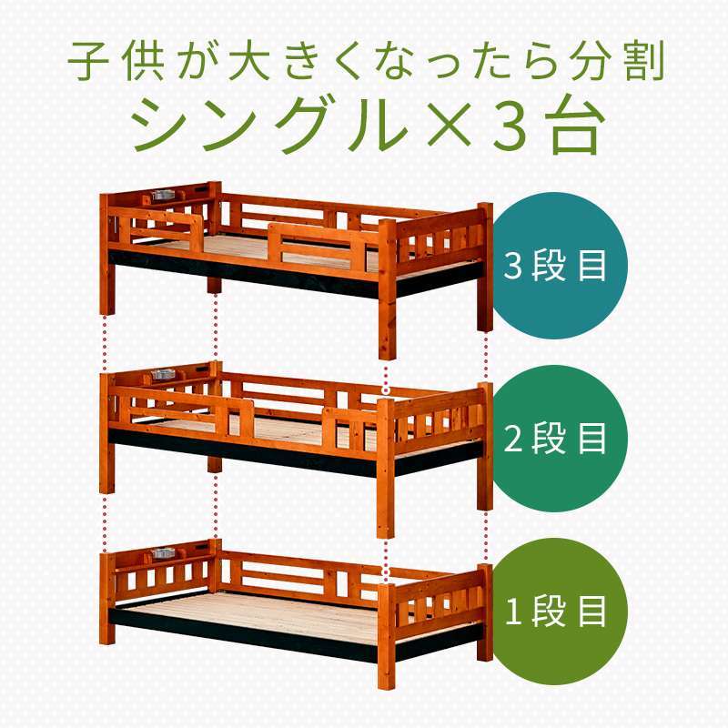 5 day P10%~ 3 step bed Trinity. attaching LED lighting enduring . connection strengthen pillar three step bed natural tree . shelves attaching child part shop Kids furniture go in . type duckboard for adult for children 