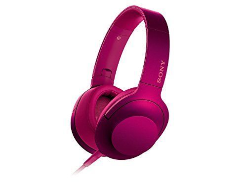 SONY h.ear on ステレオヘッドホン MDR-100A（P） ボルドーピンク h.ear ヘッドホン本体