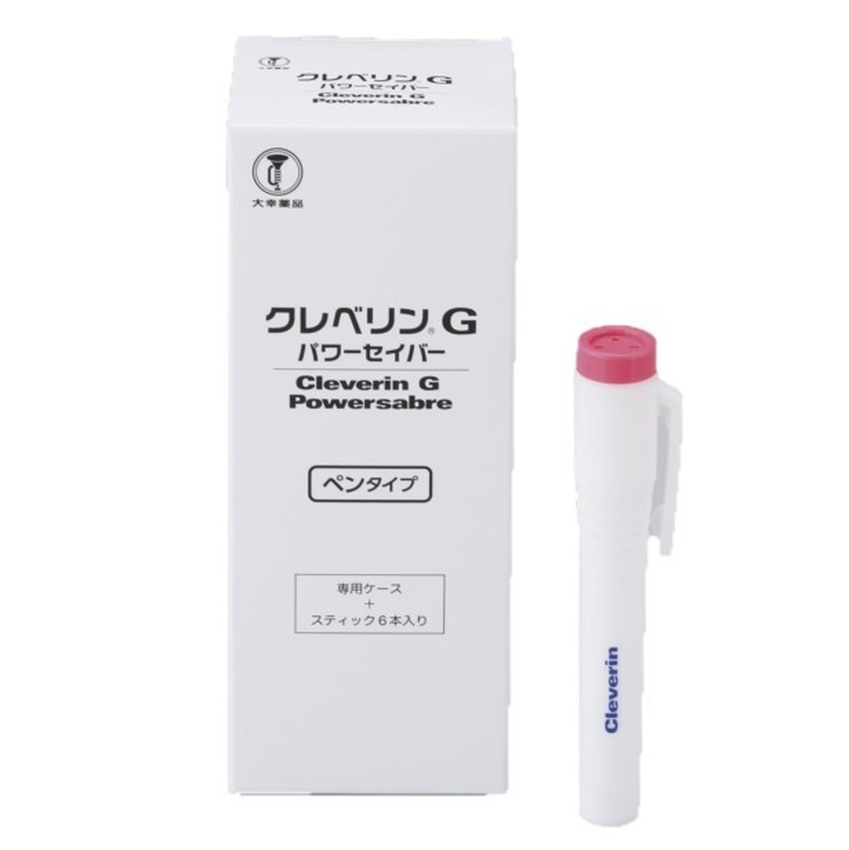クレベリンG パワーセイバー（ペンタイプ）（専用ケース＋スティック：1.0g×6本入り） 1箱の商品画像
