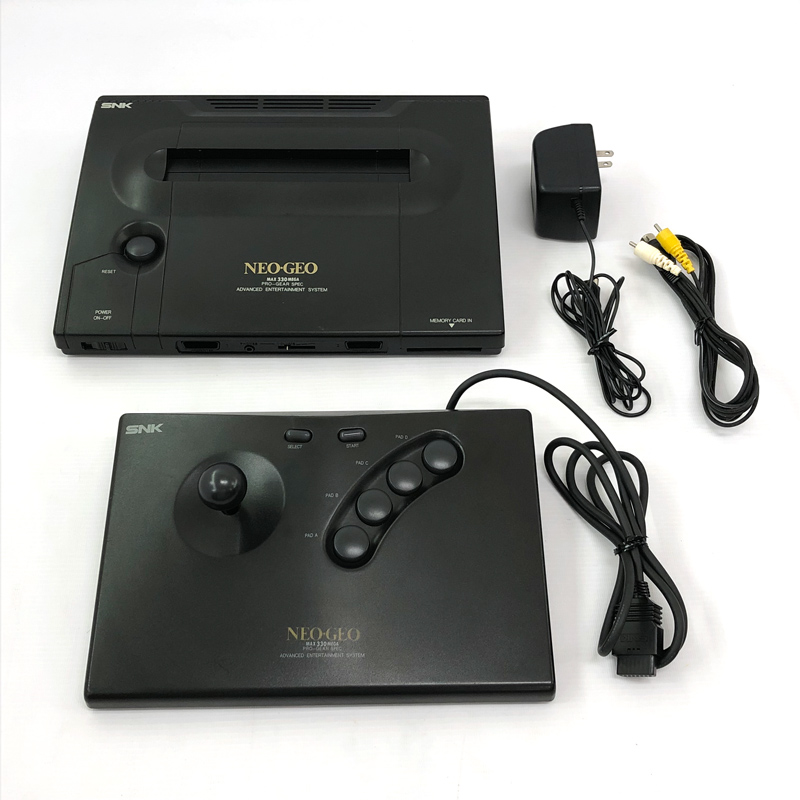 SNK  NEO GEO 本体　メモリーカード　ソフト2本セット SNK NEO-GEO 本体 セット SNK NEO GEO 本体 メモリーカード ソフト2本