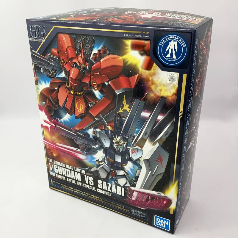 未組立 HG 1/144 ガンダムベース限定 νガンダムvsサザビー(宿命の対決