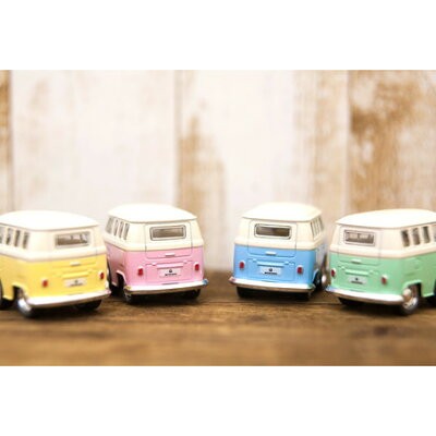  pastel color wagen bus minicar (S)[Little Van] Hawaiian interior american interior american miscellaneous goods car toy Hawaiian miscellaneous goods Choro Q