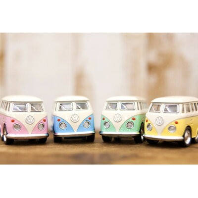  pastel color wagen bus minicar (S)[Little Van] Hawaiian interior american interior american miscellaneous goods car toy Hawaiian miscellaneous goods Choro Q