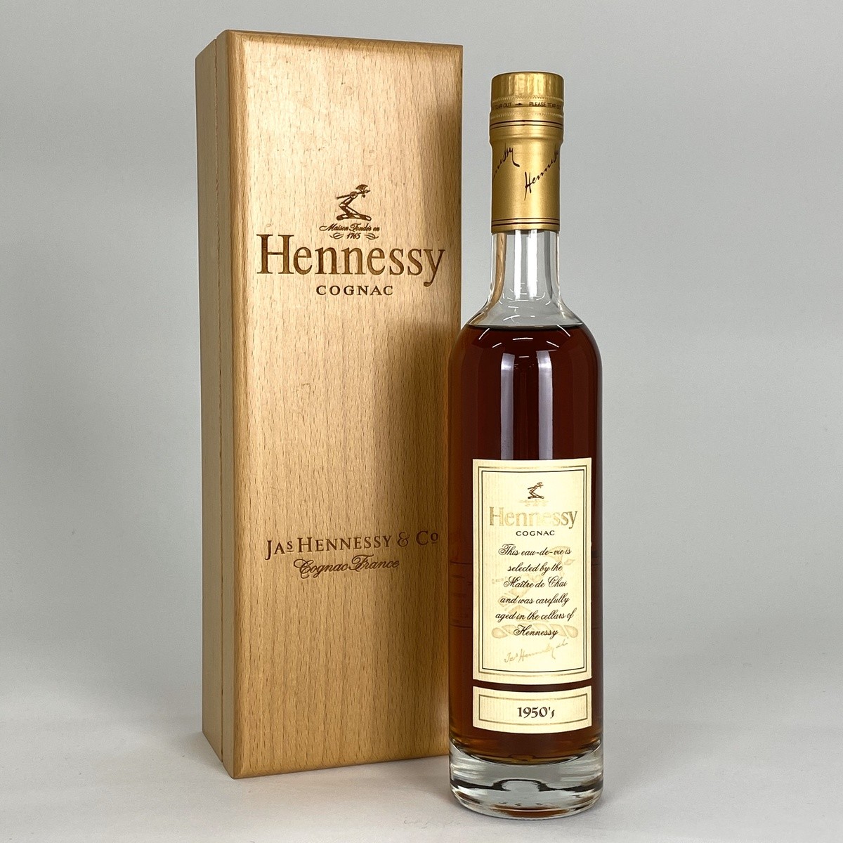 ヘネシー Hennessy 1950 木箱 350ml ブランデー コニャック-