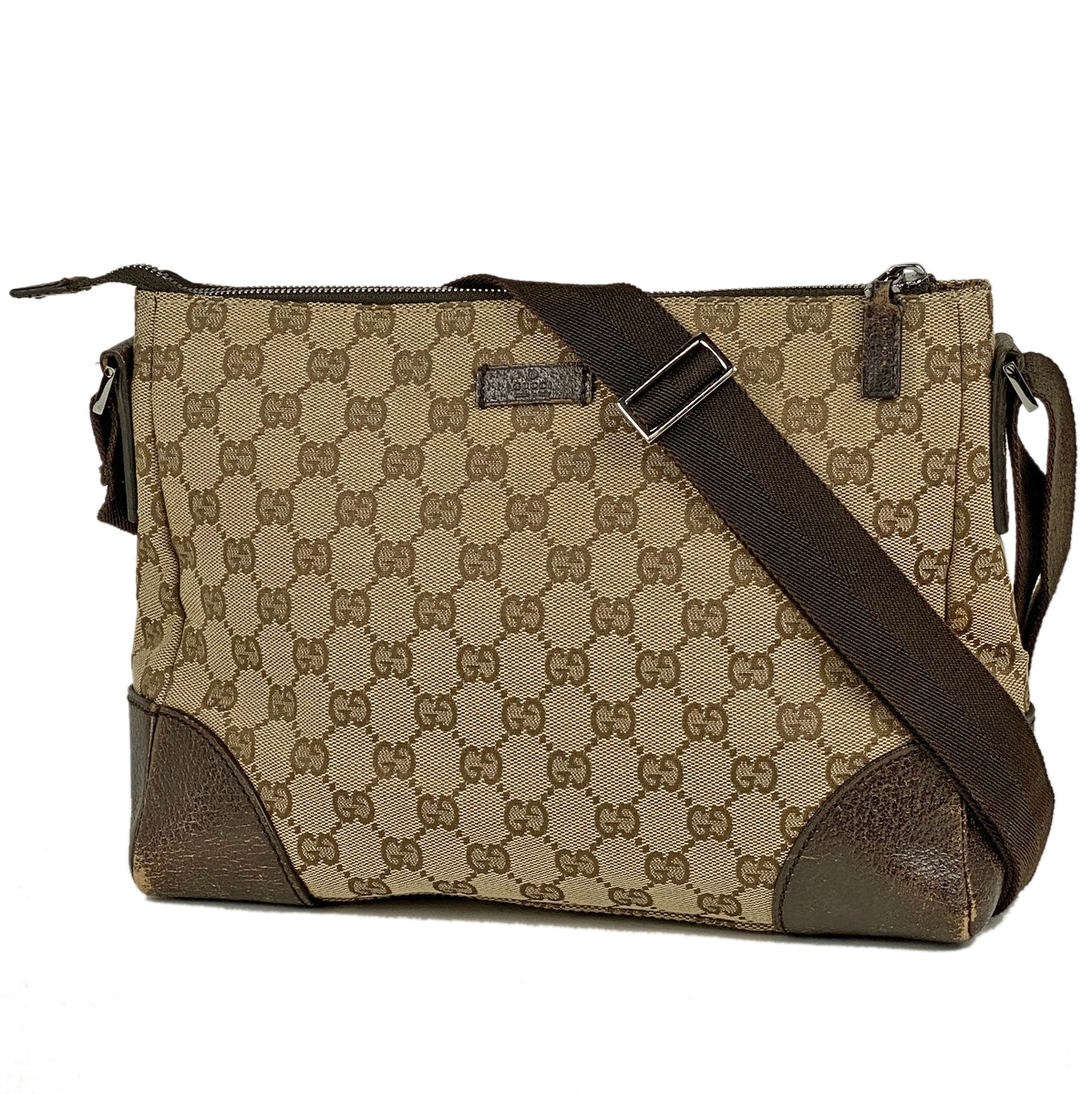 クリアランスバーゲン グッチ ショルダーバッグ メンズ レディース キャンバス レザー ブラック Gucci Brandoff ブランドオフ ブランド ブランドバッグ バッグ バック ショルダーバック ショルダー 肩掛け 気質アップ Ugs Ed Ao