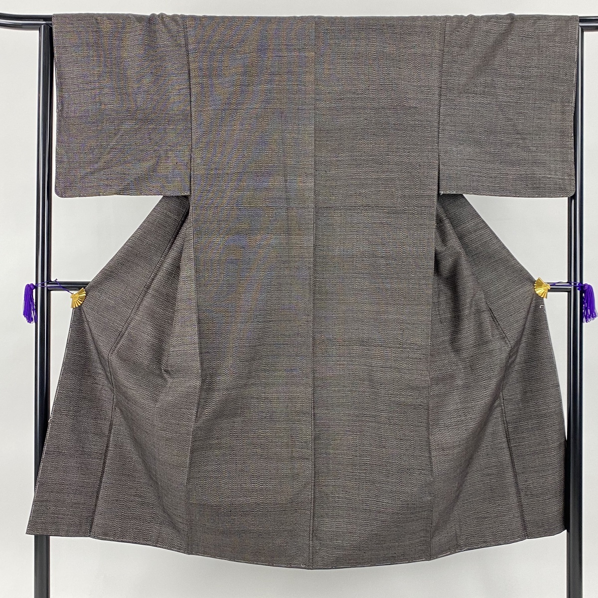 送料無料 男着物 美品 秀品 アンサンブル 紬地 幾何学模様 薄茶色 袷 身丈140cm 裄丈66 5cm M 正絹 数量は多 Zoetalentsolutions Com