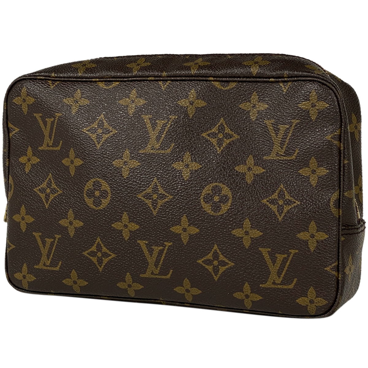  Louis * Vuitton Louis Vuittontu loose towa let 23 make-up cosme second bag make-up pouch monogram Brown M47524 lady's used 