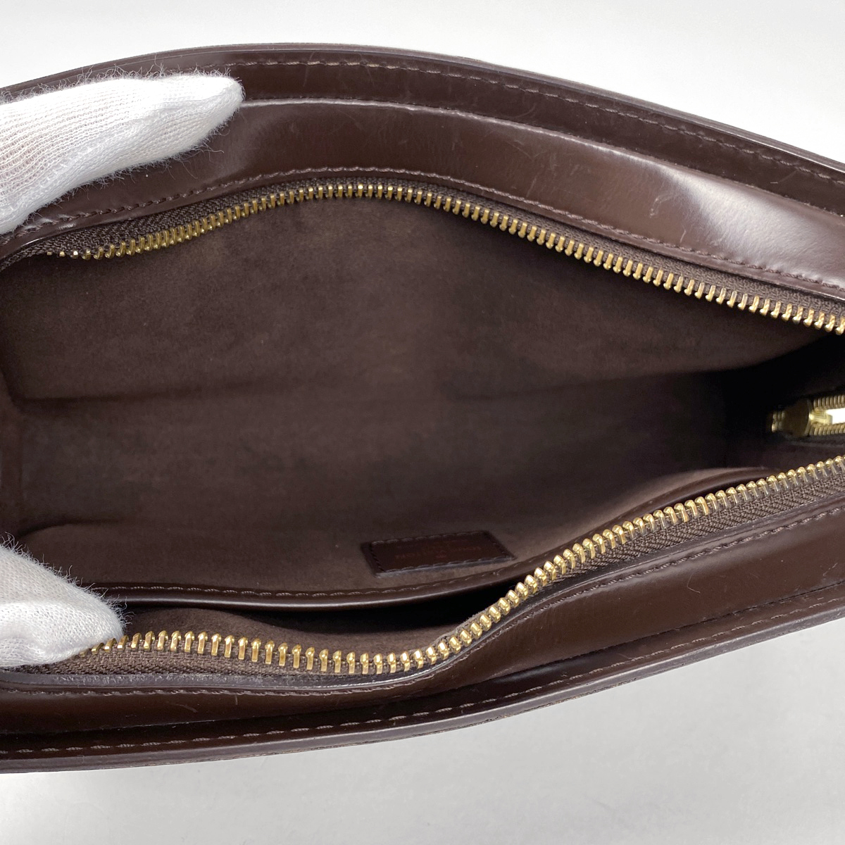  Louis * Vuitton Louis Vuitton солнечный Louis клатч в наличии ручная сумочка Damier Brown N51993 мужской б/у 