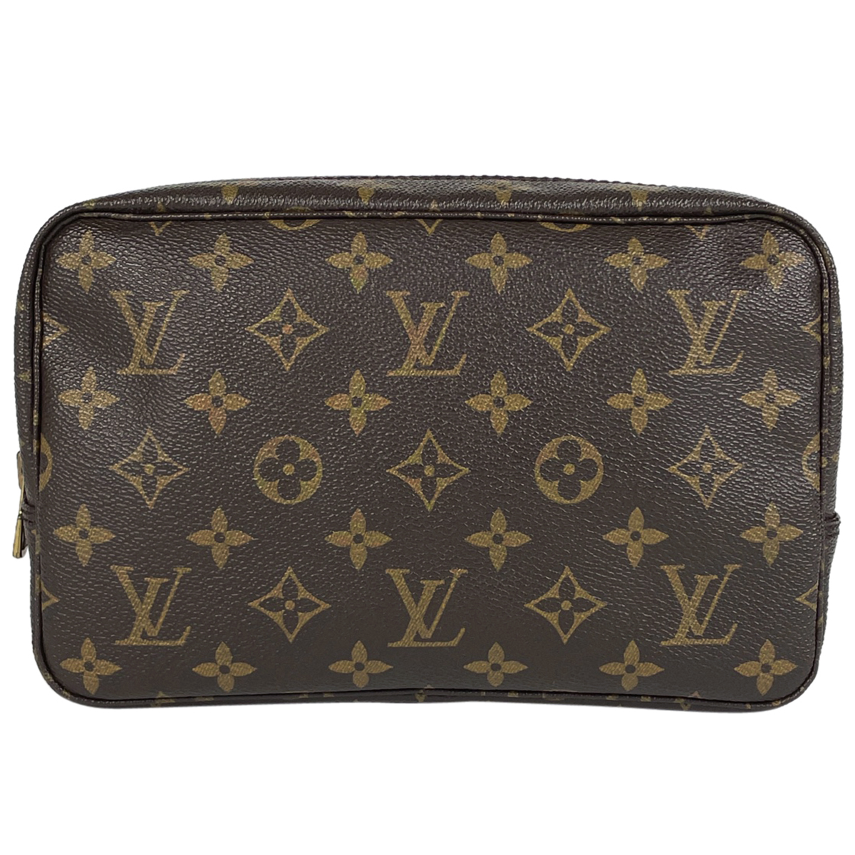  Louis * Vuitton Louis Vuittontu loose towa let 23 make-up make-up pouch monogram Brown M47524 lady's used 