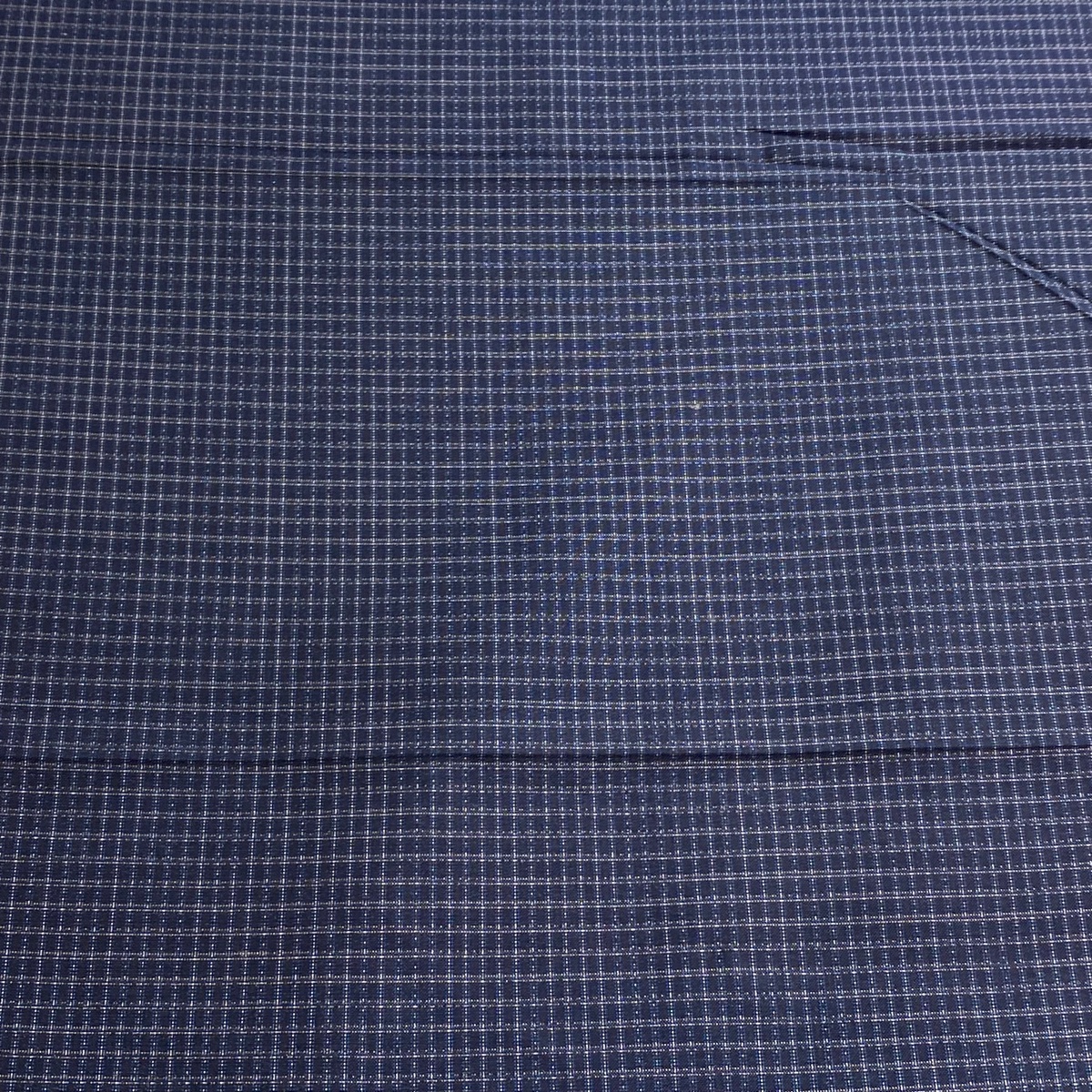  ткань превосходящий товар мужчина кимоно эпонж доказательство бумага .. темно-синий цвет натуральный шелк б/у 