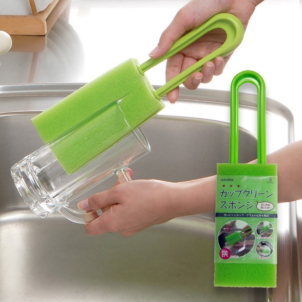 キッチンスポンジ カップクリーンスポンジ大 コップ洗い用スポンジ 