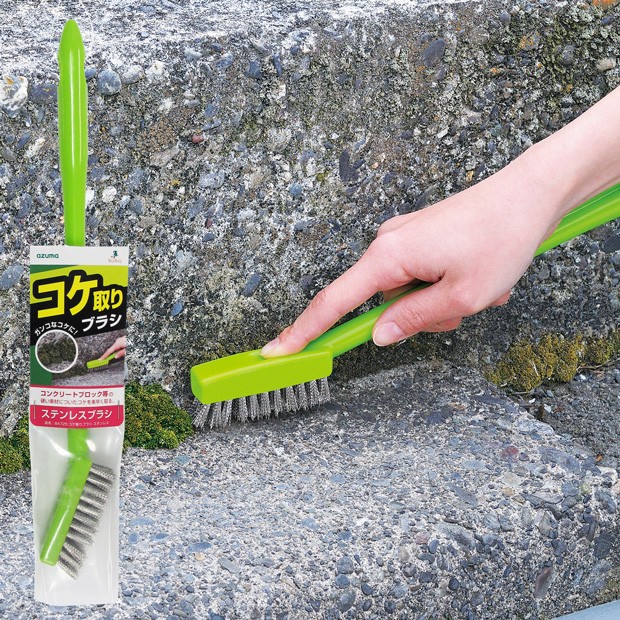 安い割引 ポイント倍 まとめ アズマ工業 1本 10セット Ba725コケ取りブラシステンレス Ds