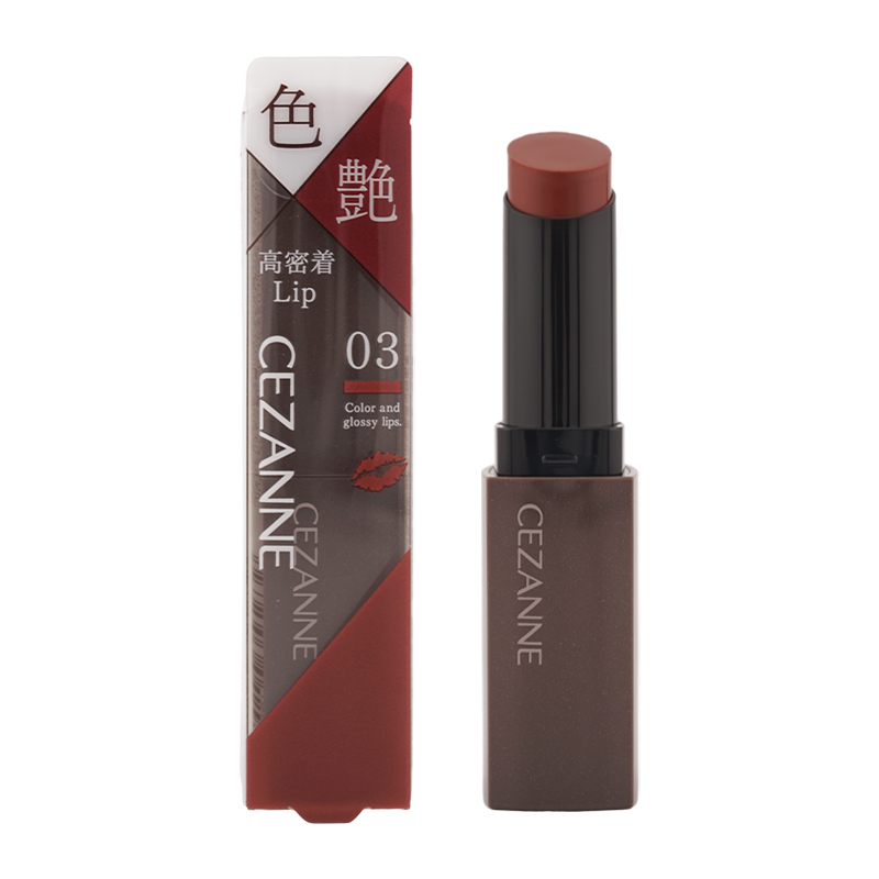 セザンヌ リップカラーシールド 3.7g （03 ココアブラウン） ×1本の商品画像