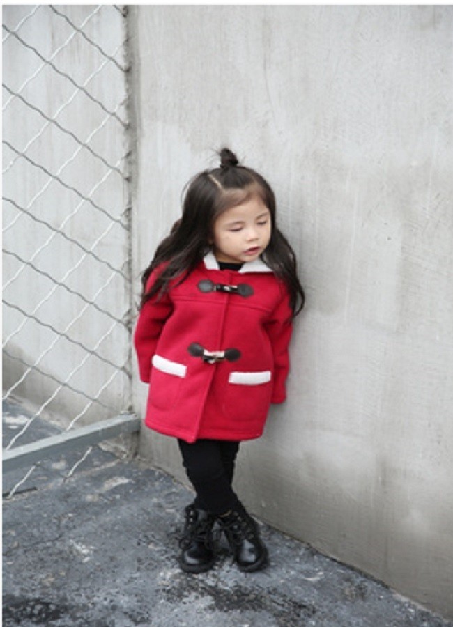  полупальто "даффл коут" Корея ребенок одежда 