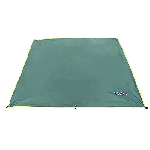 TRIWONDER waterproof tarp ground sheet camp tent seat picnic mat floor mat light weight small size heaven curtain shade green, S - 150x220 CM